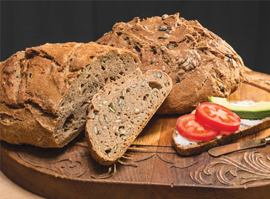 No-Knead Seedy Bread