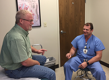 Dr. Justin Seale Helps Robert Stroope Say So Long to Back Pain