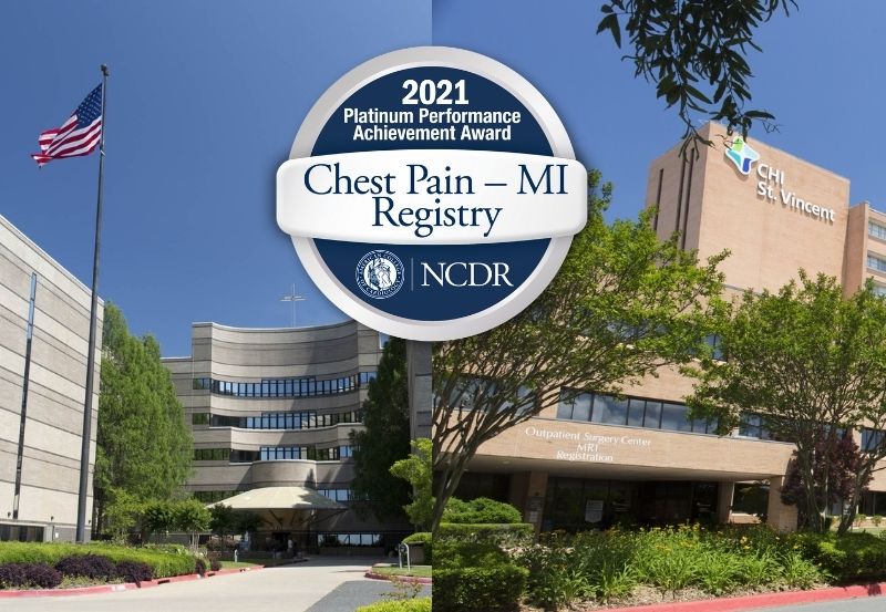 CHI St Vincent Infirmary-Hot Springs NCDR Chest Pain - MI Registry Award